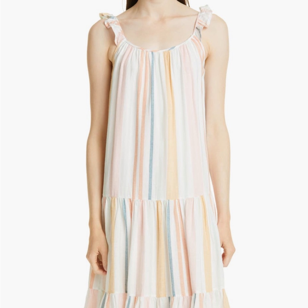 Rails Capri stripe midi dress